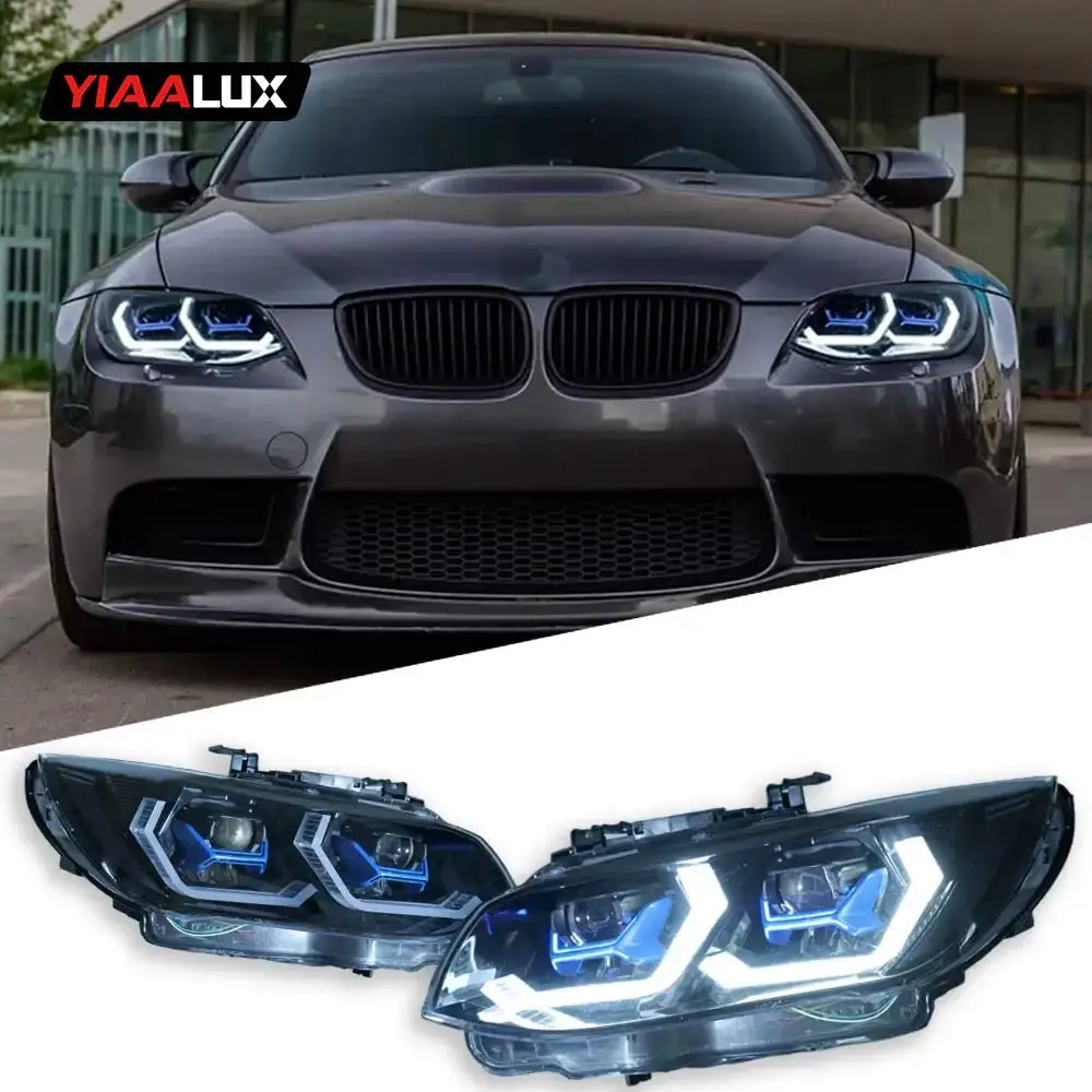 Auto-Upgrade von alten auf neue DRL Dynamic Blinker LED-Scheinwerfer Autozubehör für BMW E92 E93 Scheinwerfer M3 2007–2013