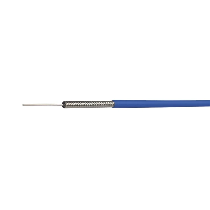 Cabo coaxial semiflexível com isolamento de PTFE de alta temperatura LX-25-086