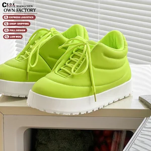 2026 Best Seller Custom Shoes Wholesale New Design Thick Flat Sole Comfortable Footwear Factory Direct OEM Logo Sneakers