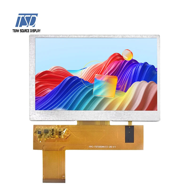 5 Inch 800x480 Resolution Transmissive IPS LCD DisplayTFT LCD Display Screen Module