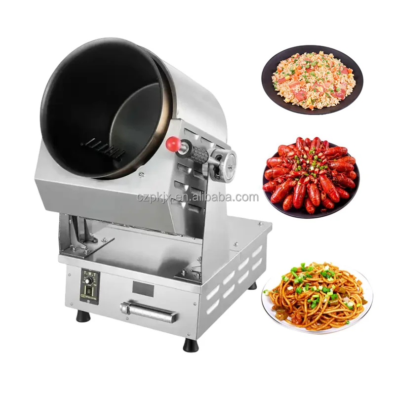 Automatic Wok Self Cooking Robot Drum Fried Rice Machine Fried Rice Stir Mixer Machine