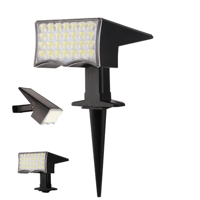 High Bright RGB IP65 Waterproof Light Sensor Solar LED Garden Light Warm White for Lawn Walkway Landscape Solar Energy Efficient