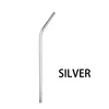 215*6bend silver straw