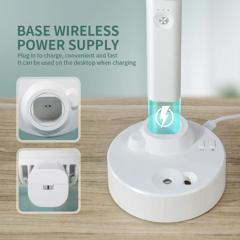 Small Portable Desk Fan Handheld   Rechargeable Mini Fan Portable Mini Water Spray Cooling Mist Fan