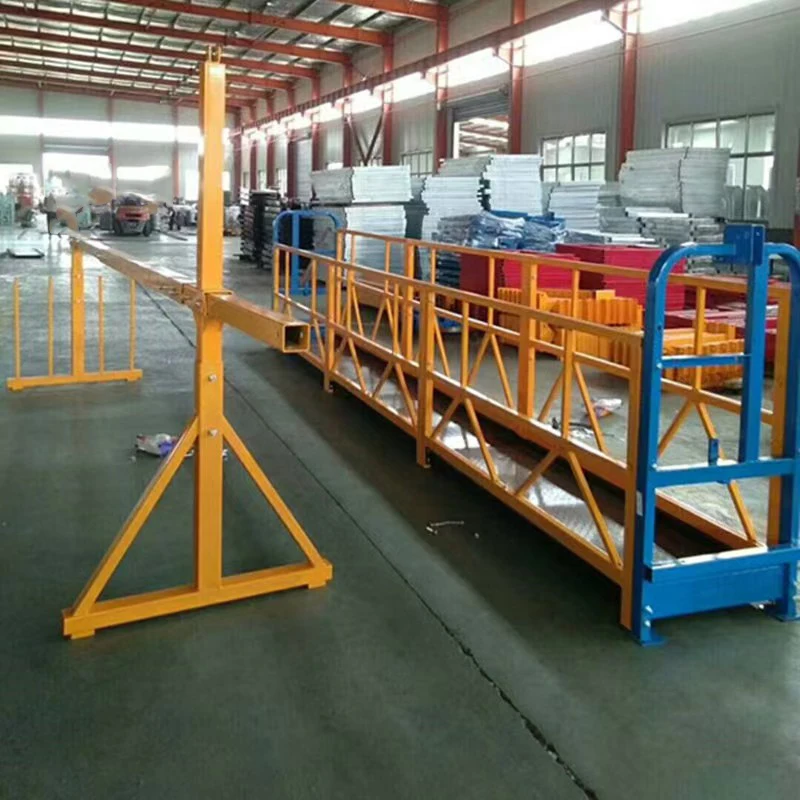 product modern industrial design zlp suspended steel  aluminum alloy work platform lift outdoor window cleaning equipment-11