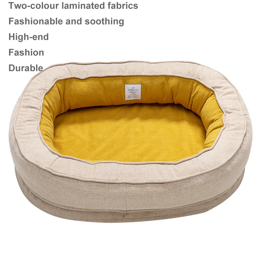 Wholesale Pet Supplies Waterproof Orthopedic Premium Foam Pet Bed