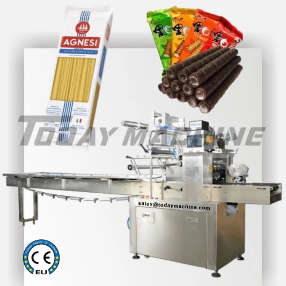Automatic High Speed Durian Chocolate Cake Wrapping Machine