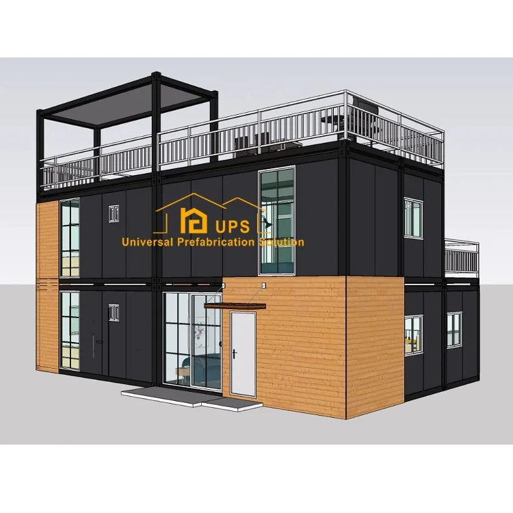 2024 UPS new tech fast project construction houses prefabricated homes modern container building ready to install