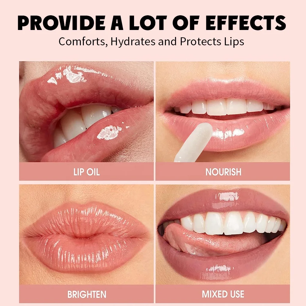 OEM&ODM Moisturizing Lip Stain Customize Hydrating Tinted Lip Balm Plump Gloss Vegan Fruit Private Label Lip Oil