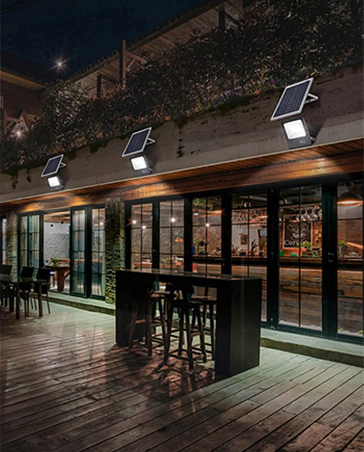 2021 LED Solar Flood Light High power Energy Saving Outdoor ip67 waterproof 25w 40w 60w 100w