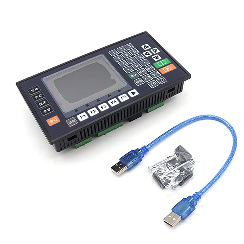 Stepper/Servo Motor Motion Control 1.5-inch LCD Screen Dual Three-Axis Fixed-Length Programming CNC Module Slide Controller