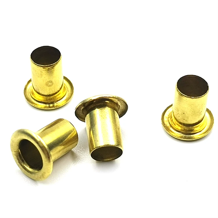 Tubular Rivets Brass Brake Hollow Rivet Nonmagnetic Lining Nut Grommets  M0.9 -M6