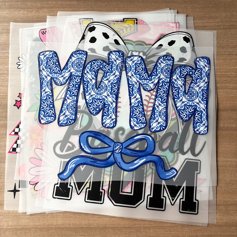 Dtf Transfers Dtf Heat Transfer Hot Peel Design Ready to Ship Mama Mother's Day Mama Dtf Heat Transfer for T Shirt