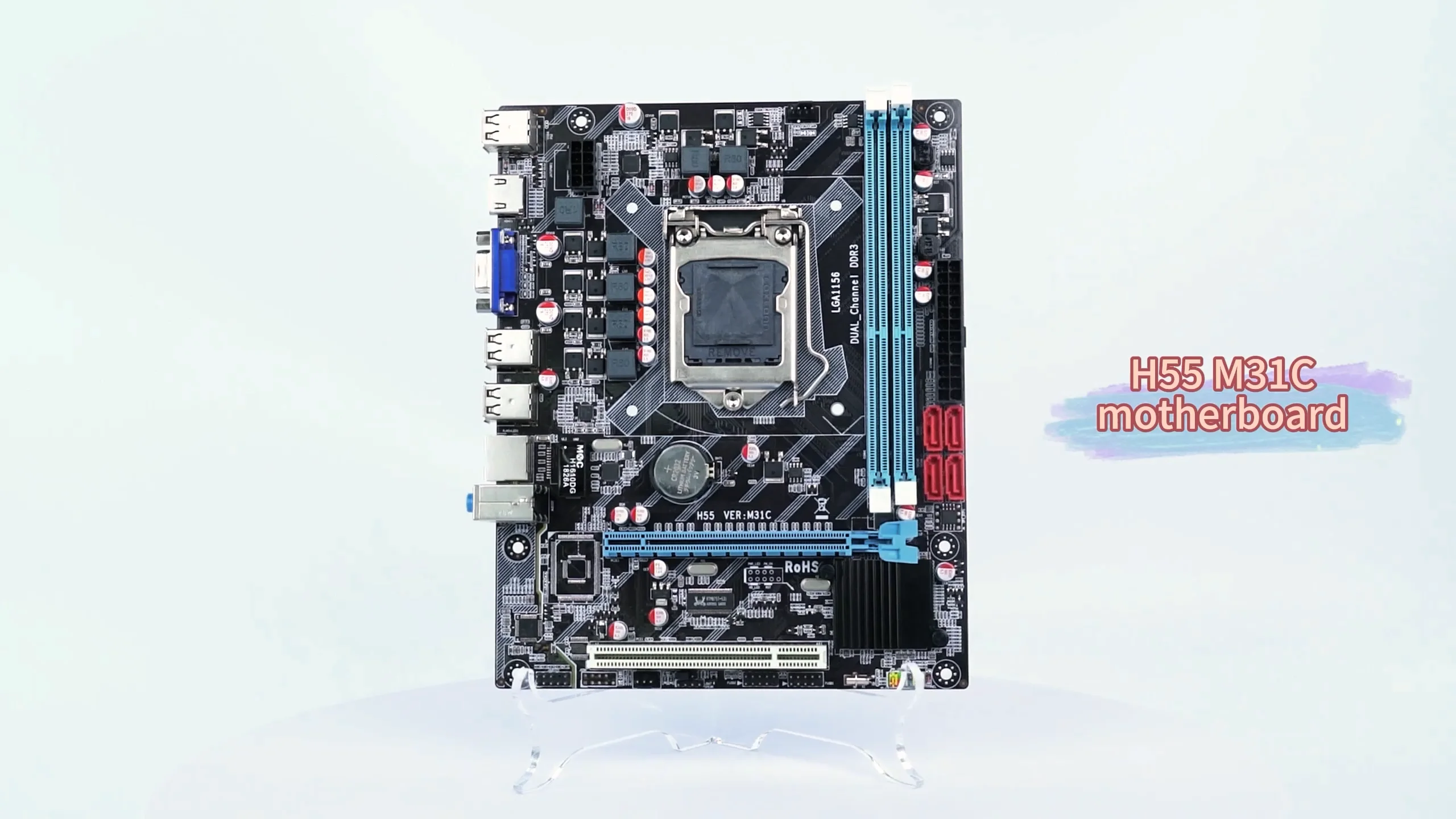 Professional Manufacturer Core I3 I5 I7 Lga1156 Matx Motherboard With Pcie X16 Pc Motherboard