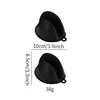 Black silicone hand clips