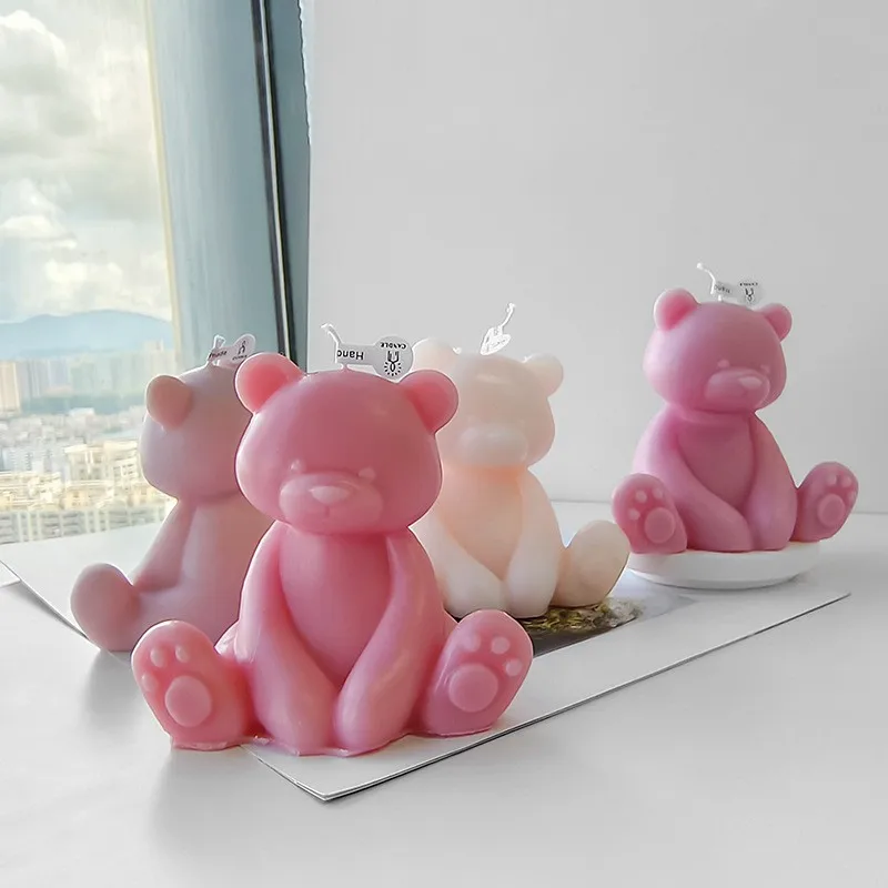 11689 silicone bear molds for candles