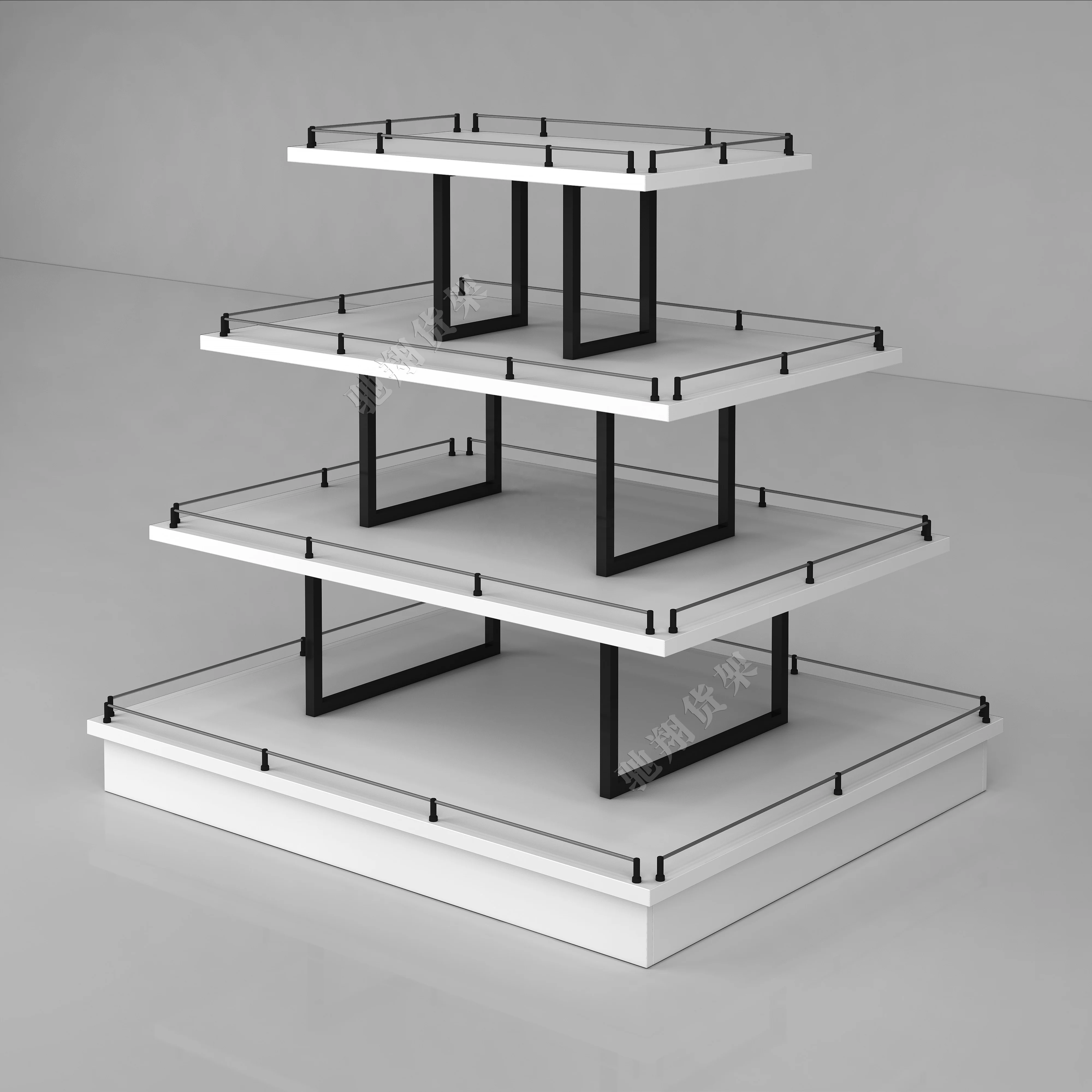 General Store Items Retail Display Racks MINISO Commercial Display Shelf and Multipurpose Store Table