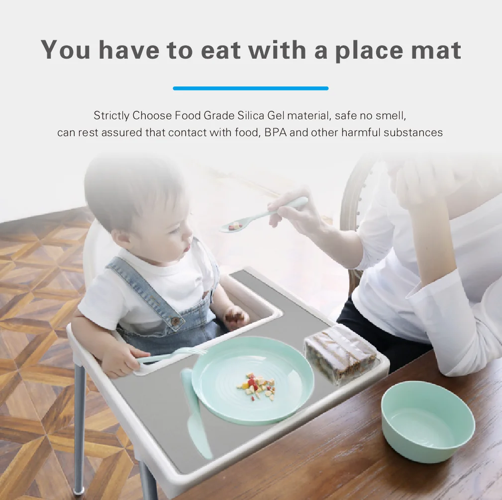 Eco Friendly Heat Resistance Non Slip Baby Kids Dining High Chair