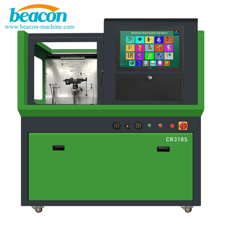 Newest Taian Beacon Machine Auto Repair Tester Equipment Cr318s Common Rail and HEUI Injector test Bench with IQA IMA ISA Coding