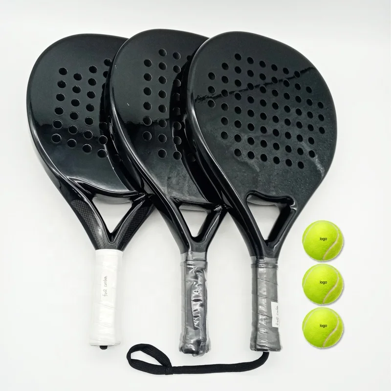  Padel Paddle Tennis Racket Carbon Fiber Power Lite