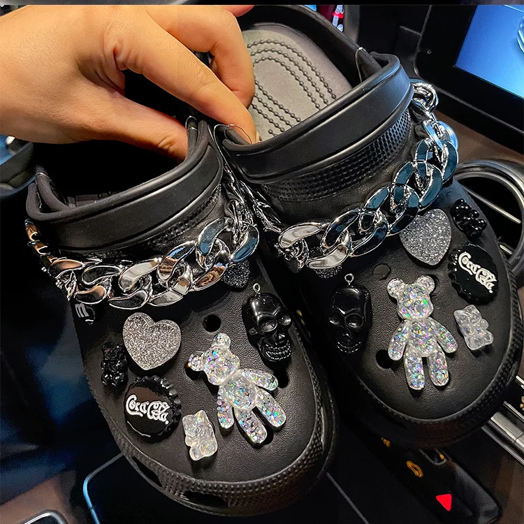 Wholesale Wholesale Custom Designer Charms Accessories Decorations Shoe  Charms Clogs Crocks Metal Bling Luxury Croc Charms From m.