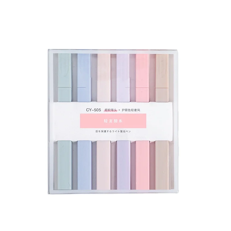 6 шт./коробка набор маркеров для школьников