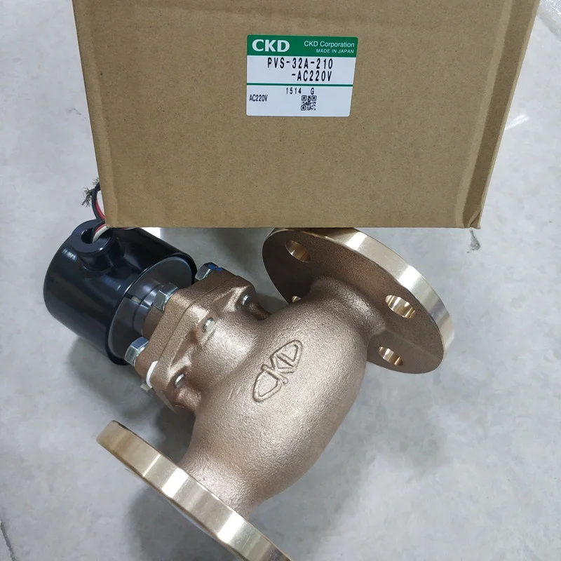 CKD Flange Installation Valve Solenoid Valve PVS-32A-210-AC220V