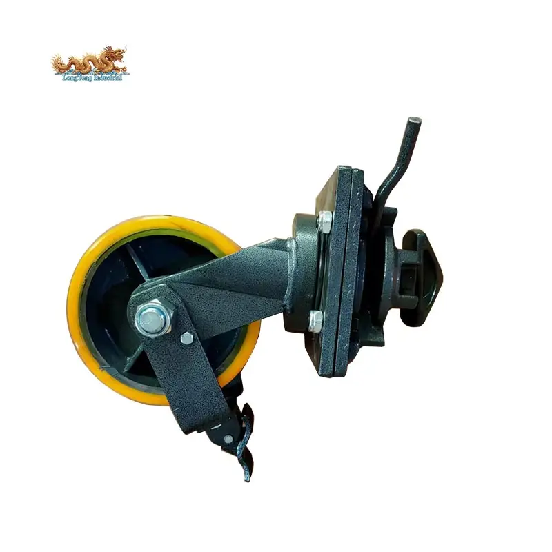 3 Ton Single Wheel Shipping Container Caster Wheel Castor Wheels with Twist Lock