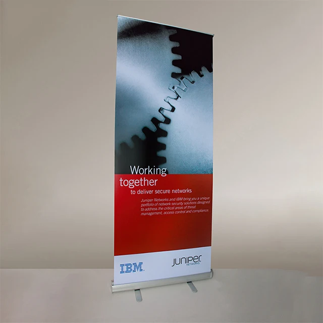 Advertising equipment other trade equipment retractable banner stand porta pendon roll up display marketing exhibition banner