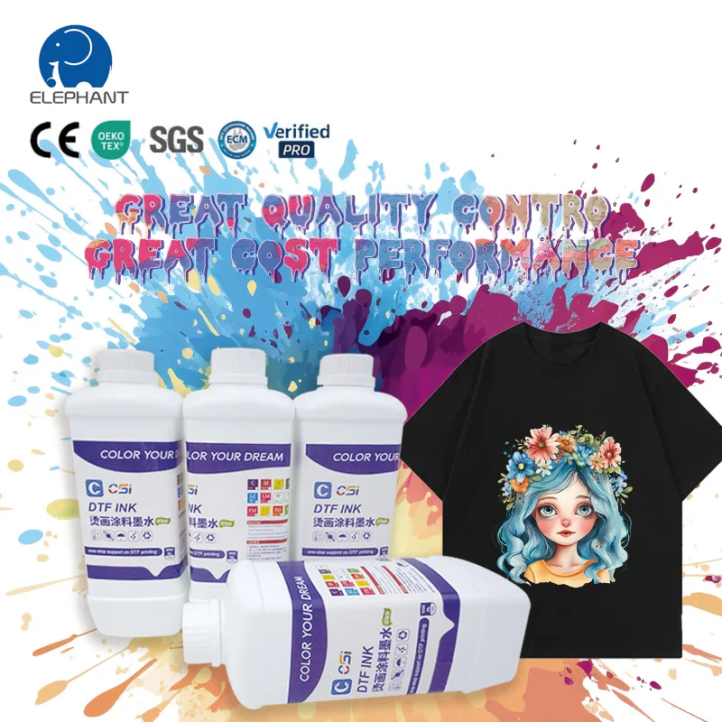 CSI DTF Printers Ink Which Is DTF Ink for I1800/I3200/4720/1805