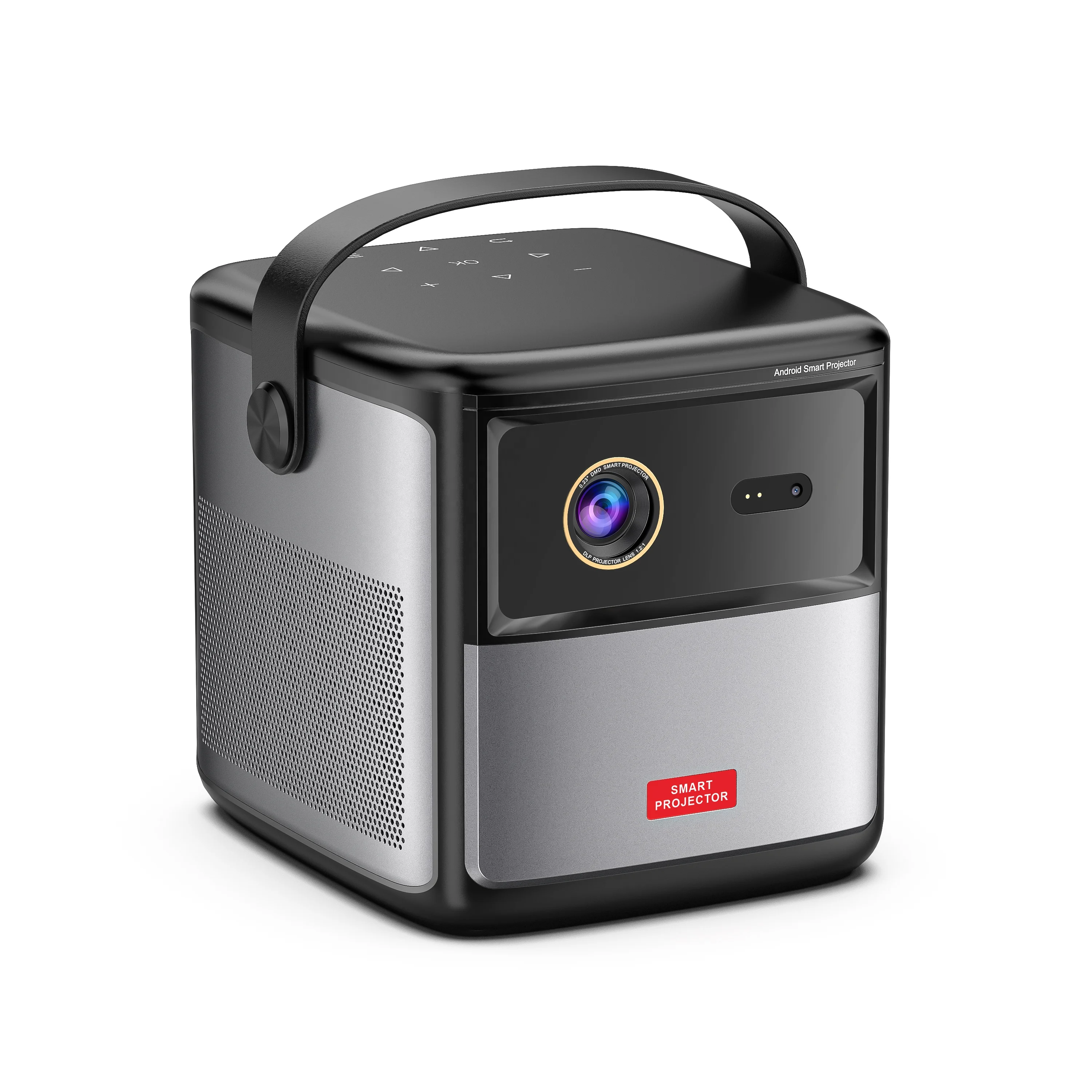 Android Smart Projector DLPプロジェクター　グレー SXZ Projector - Portable 4K DLP with Android 11 & Battery