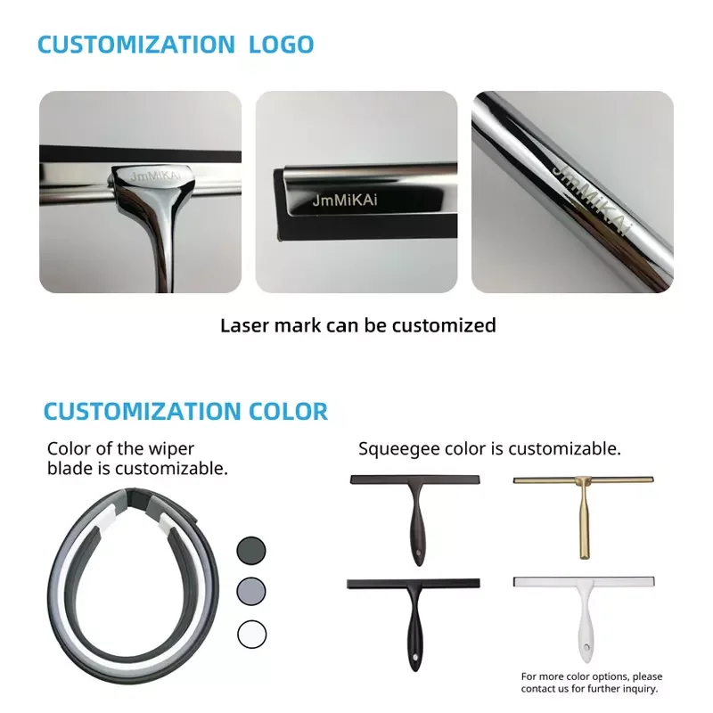 Wholesale Stainless Steel Small Hand Rubber Cleaning Window Squeegee