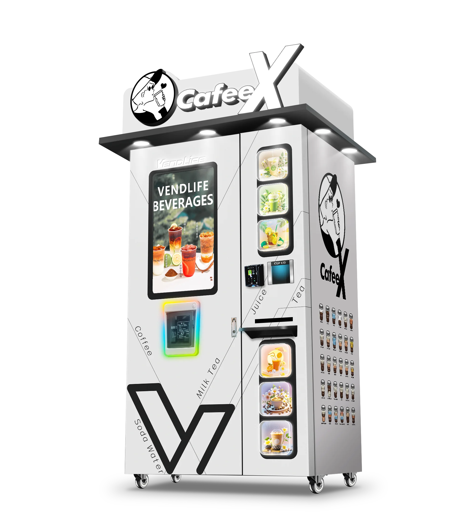 Fruit Juice Beverage Dispensers Instant Coffee Maker Vending Machine Commercial Hot Coffee Dispenser Soybean Milk Tea Machine