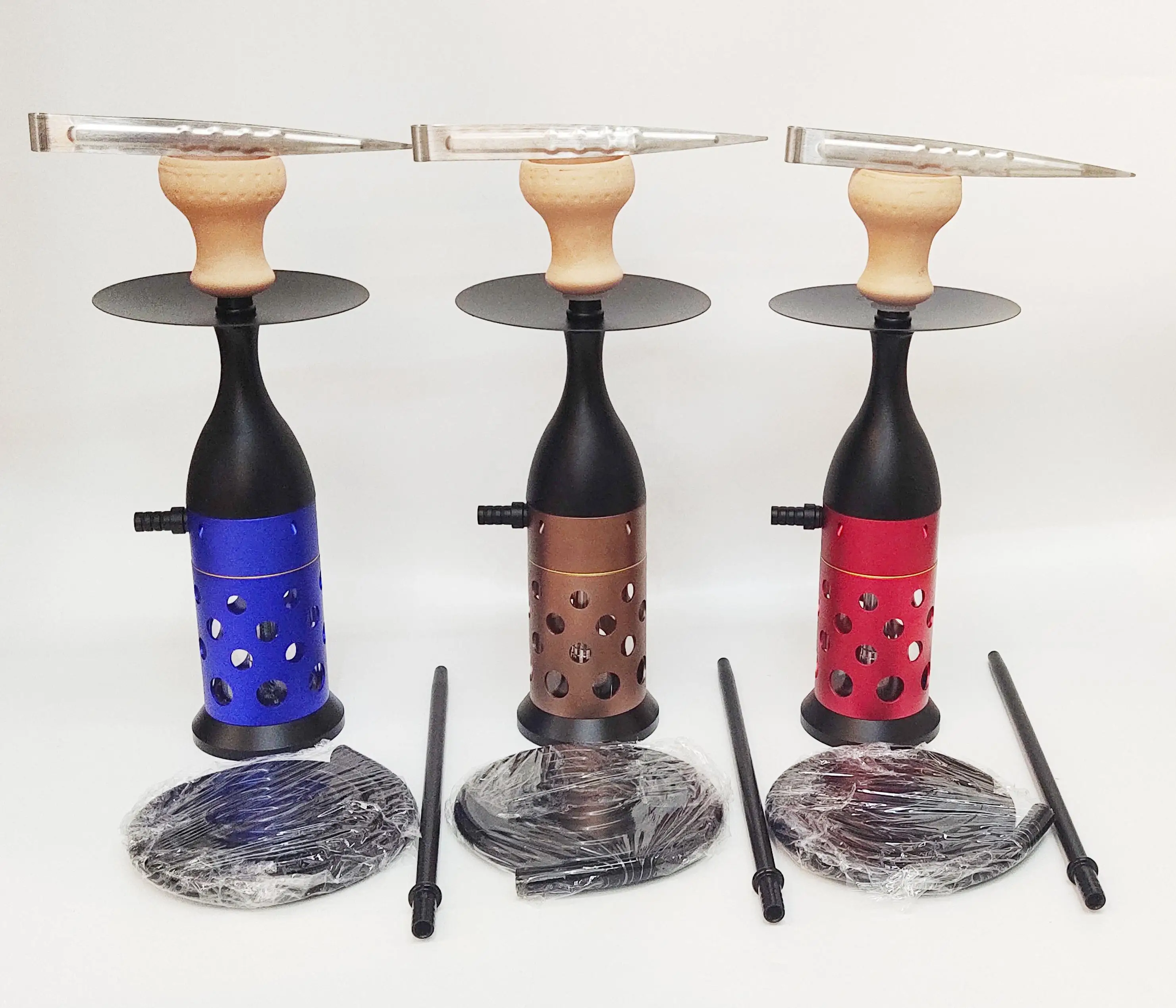 2023 Germany Hooka Shisha,Aluminum Chicha Wholesale Nargile Hooka