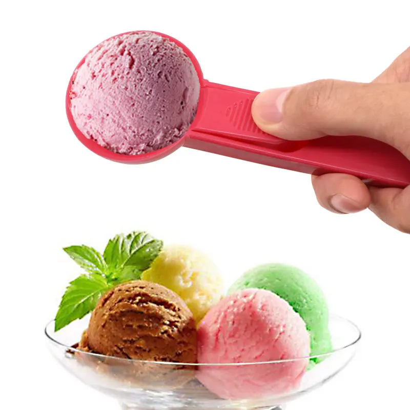 kingforce ice cream scoop spoon hight quality 30ml plastic ice
