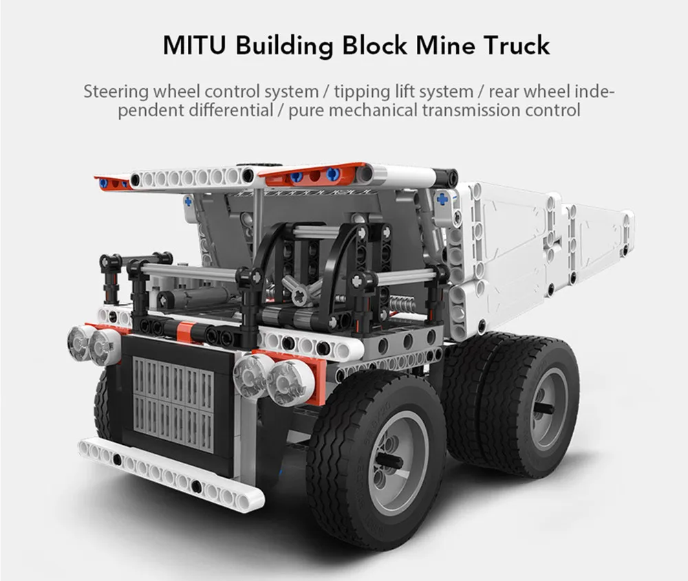 Xiaomi Youpin ONEBOT Smart Building Blocks Toy Mine Truck Car Robot Mining Truck Cars Toys For Children