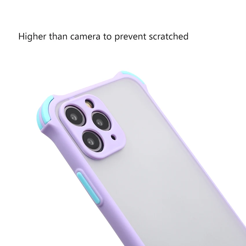 new design slim shockproof frosted clear 2 in 1 TPU PC cell phone case For IPhone 13 pro max mini