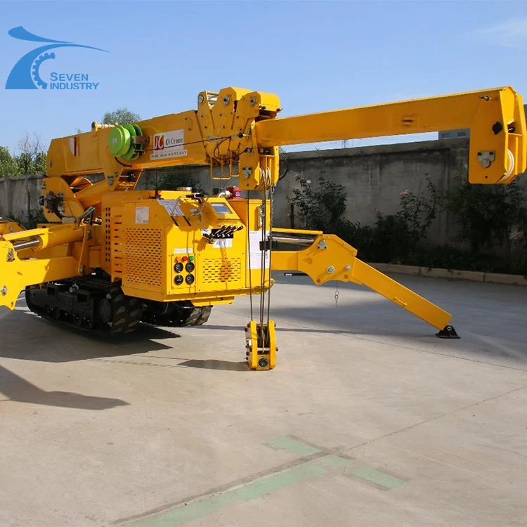 1 Ton Mini Spyde Crane Crawler Light Movable Crawler Spider Crane Company
