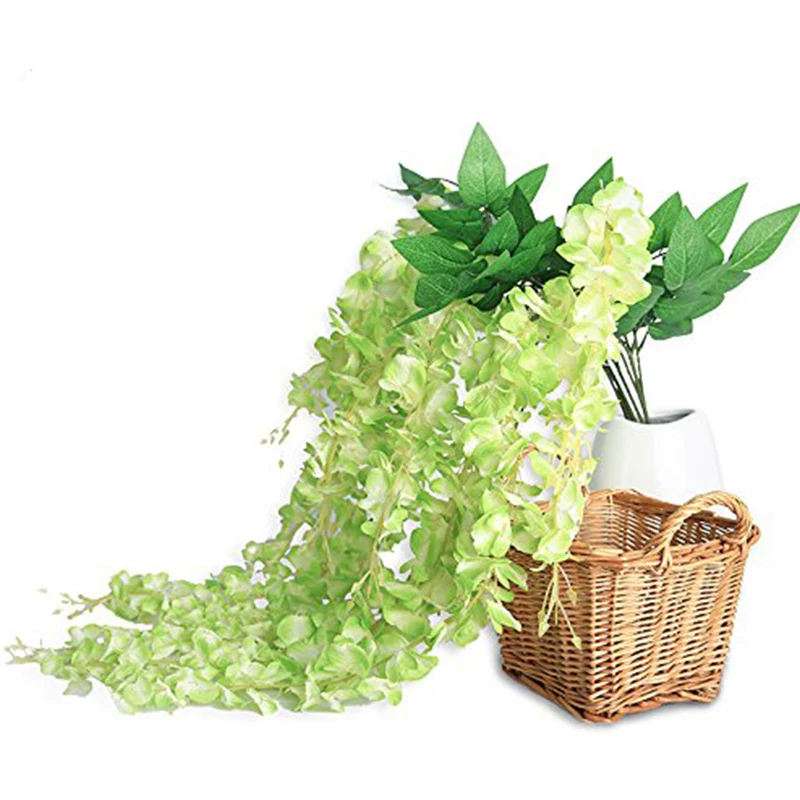 Seven-Color Optional Plastic Artificial Wisteria Wedding Party Favors and Decoration