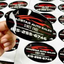 Custom Epoxy Sticker High-quality Strong Adhesive Brand logo Gel Epoxy Resin Dome Sticker Vinyl Clear Nurse Badge Resin Stickers