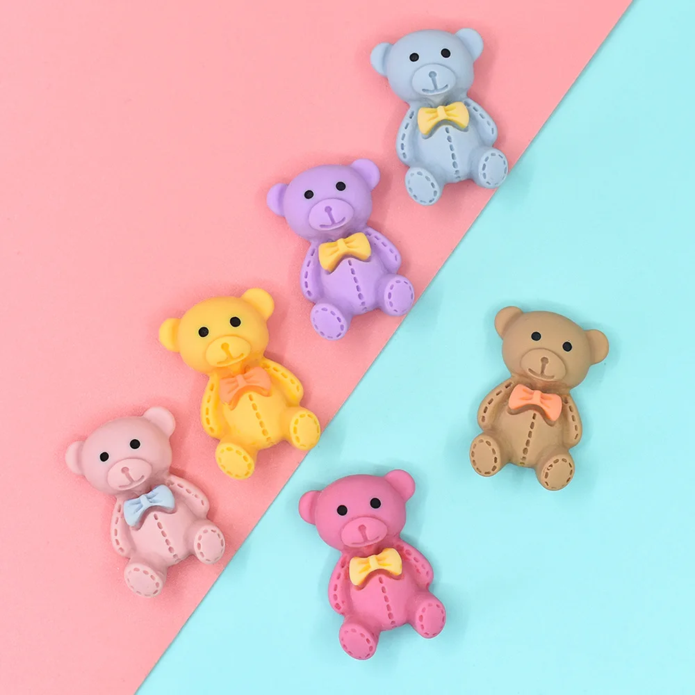 3D Lovely Cartoon Bear Ornaments Japanese Style Manicure Designs Cute Small  Bow Bear Resin Charms For Jewelry Making - Buy 3D Lovely Cartoon Bear  Ornaments Japanese Style Manicure Designs Cute Small Bow