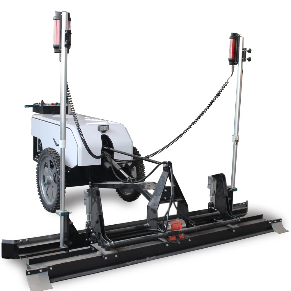 High Efficiency Land Ground Tool Vibratory Floor Paving Road Laser Screed Leveling Good Price Concrete Laser Screed Machine