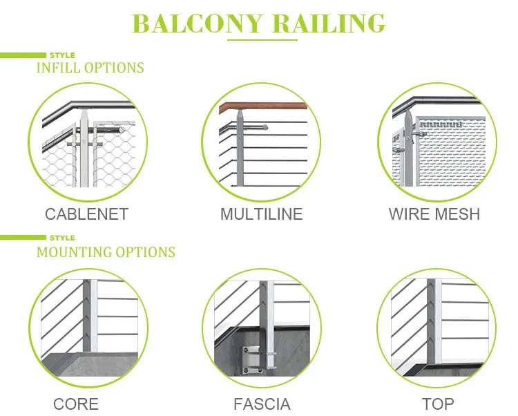 Stainless Steel Cable Railing - Modern & Durable Solutions