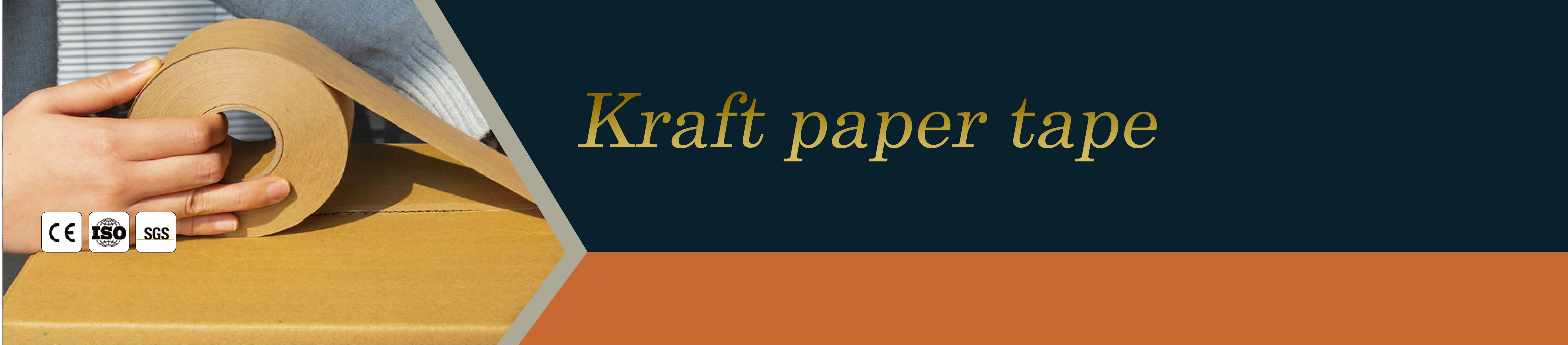 Recyclable Professional Prime Water Activated Kraft Paper Tape Self