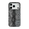 Pelle di serpente nera PU