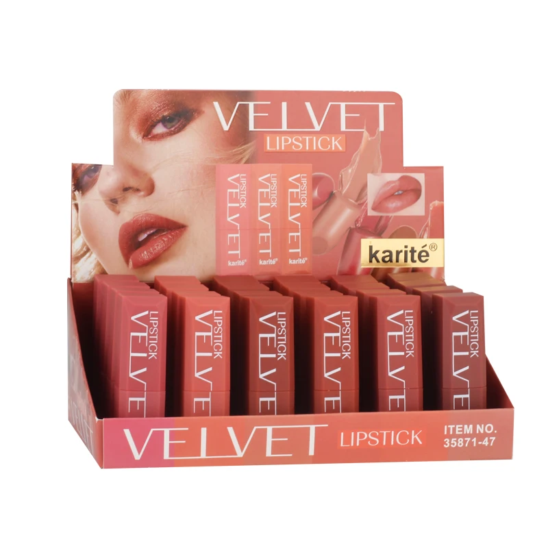 Long life High quality vegan matte lipstick new styling lipstick long lasting lipstick