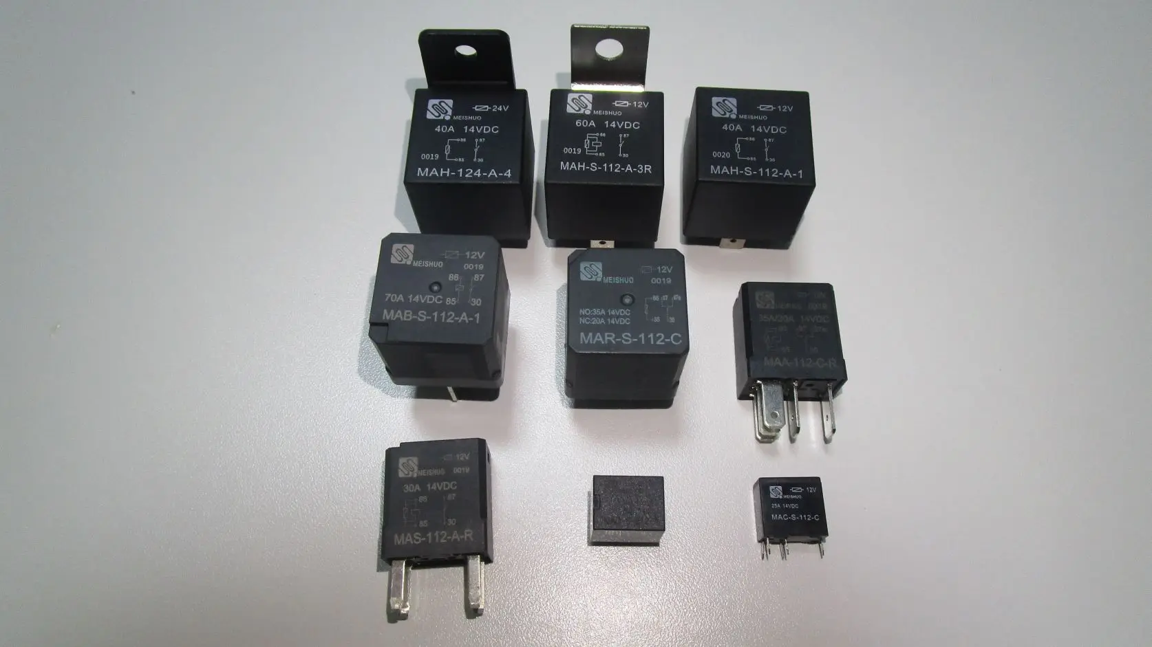 Meishuo MAD-S-124-C 24 Volt Dc Power 0.6W Hot Sell PCB 24v Car Relay