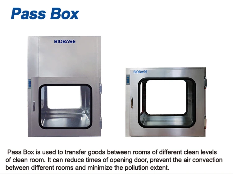 Biobase Clean Room Air Shower Pass Box Laboratory Biological Laboratory