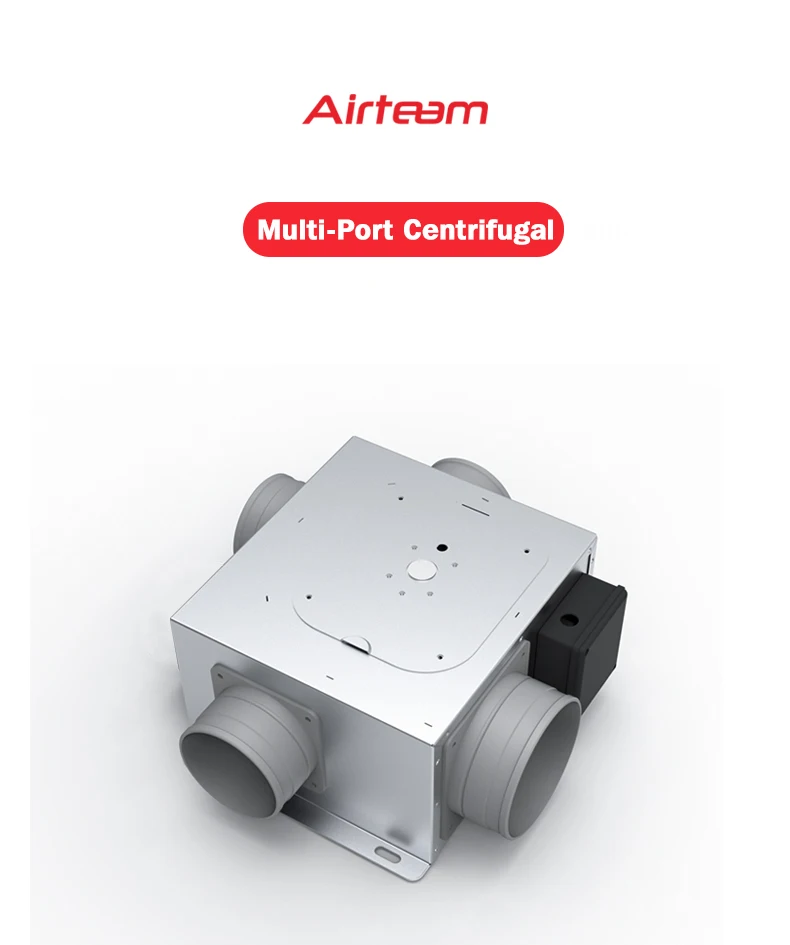 Inline Duct Fan, centrifugal, 220 V, Corded Electric - detail 2