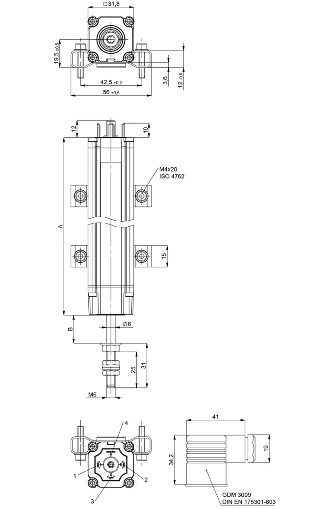 Original Novotechnik Series Lwh Linear Displacement Position ...